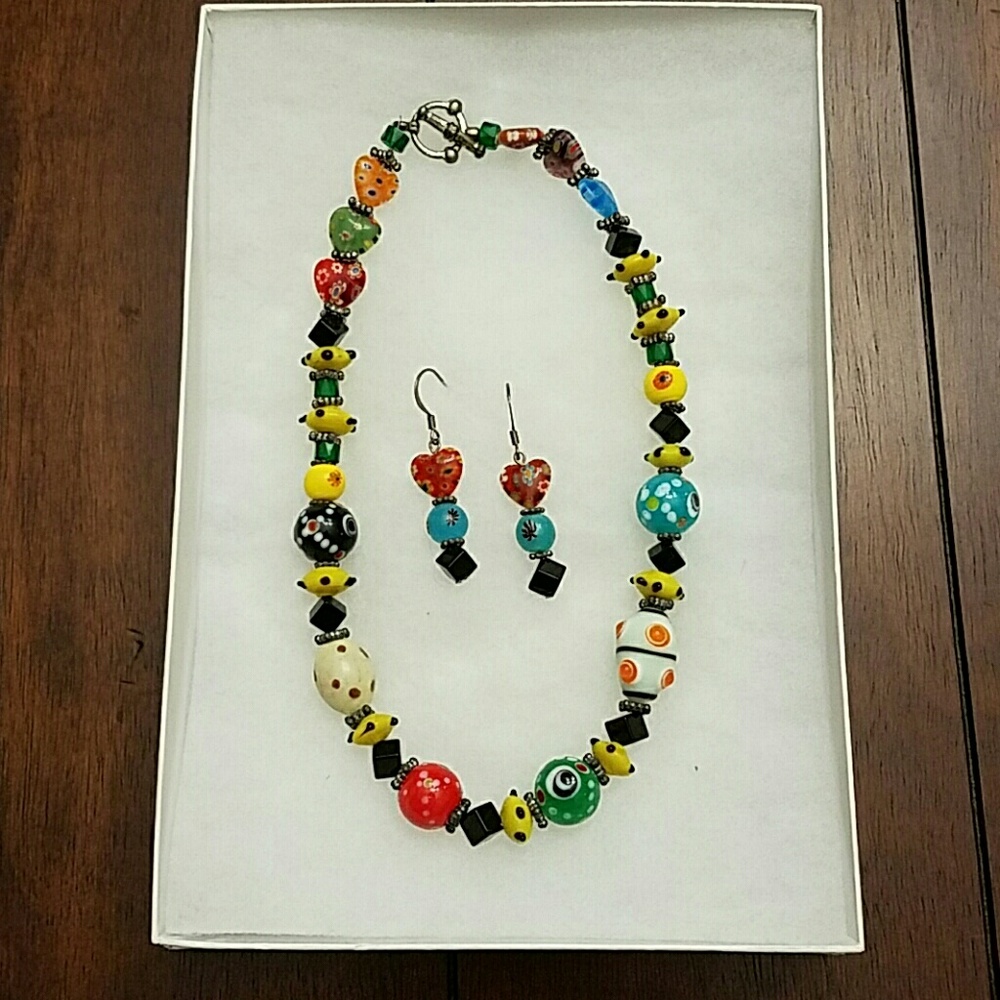 Handmade colorful set
